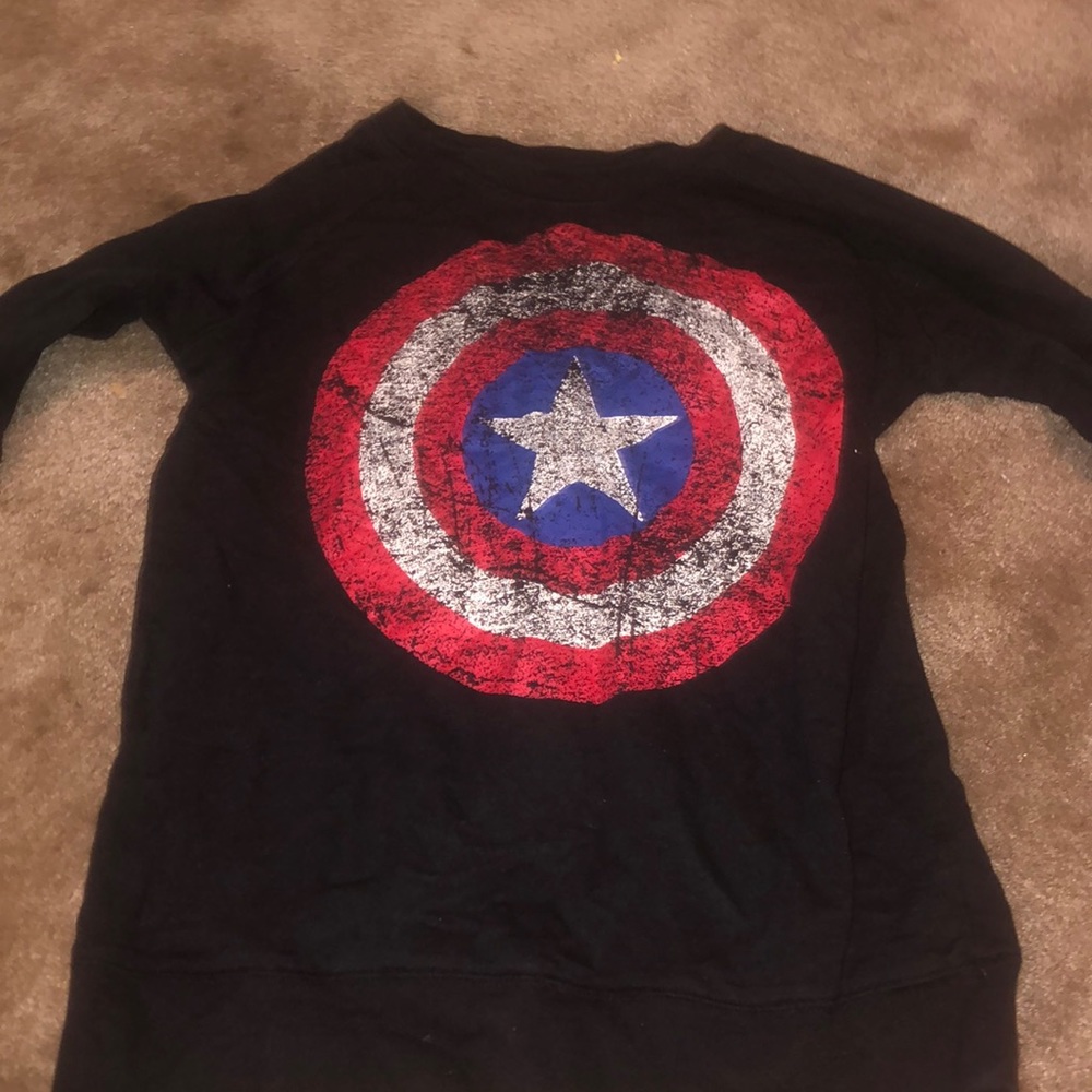 Marvel long sleeve shirt in large